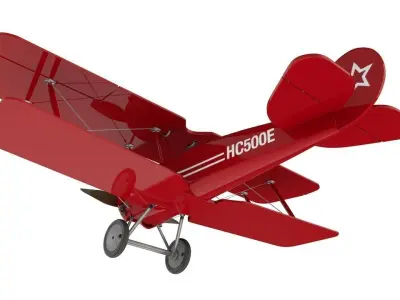 Thomas Morse Airplane 3D model