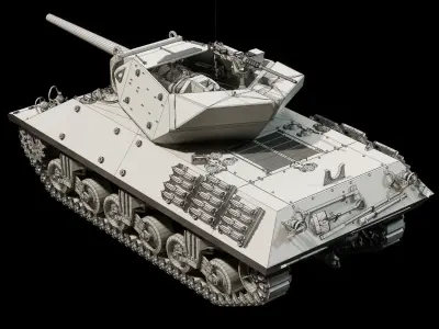 M10 GMC - Base Mesh 3D model