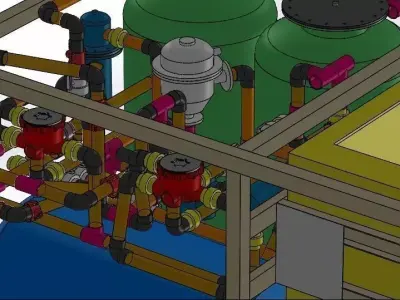 Water Filter 5m3hour Free 3D model