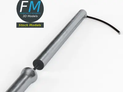 Bicycle pump 3D model