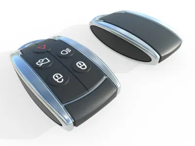 Car key Model 5 Low-poly 3D model