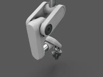 Robotic Arm Suspended Low-poly 3D model