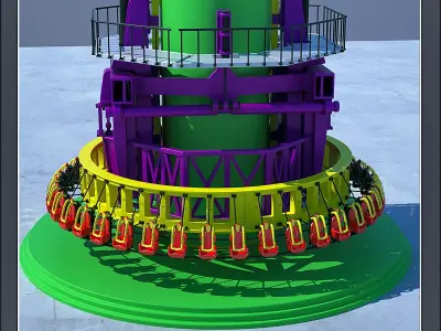 Drop Tower 3D model
