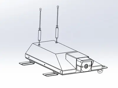 The outdoor camera mechanism 3D model
