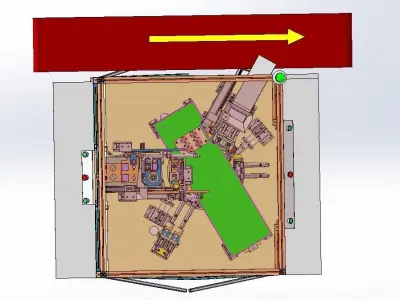 Electric toothbrush automatic assembly machine 3D model