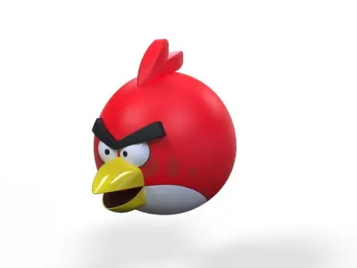 Angry Birds Red  Free 3D model