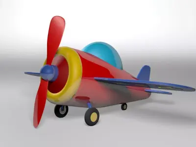 Toy Airplane  3D model buy