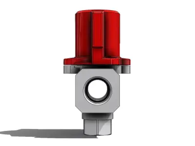 Valvula de Seguranca SMC VHS40 F04B Safety Valve 3D model