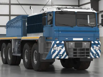 Heavy Hauler for Transporting Heavy Goods 3D model