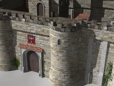 castle keep  3D model