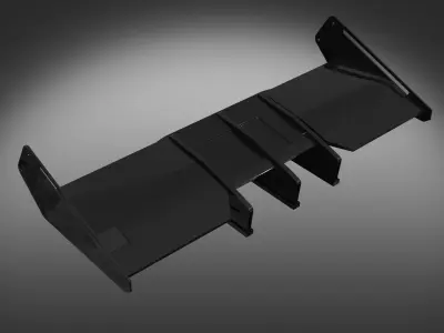 spoiler design sport car auto moto garage  3D model