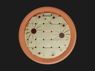 Pie Part 2 Low-poly 3D model