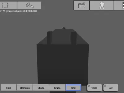 Uzi militar Low-poly 3D model
