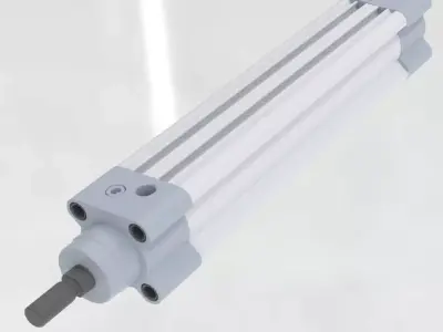 Pneumatic Cylinder 3D model purchase