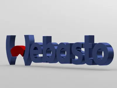 webasto logo 3D model