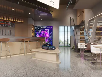 Auto Repair Shop  3D model