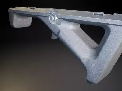 AAA AFG Angled Fore Grip Game Ready PBR Low-poly 3D model