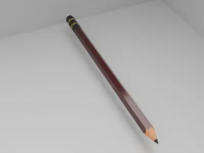 Japanese pencil 3D model