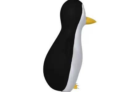 Penguin Cartoon 3D model buy