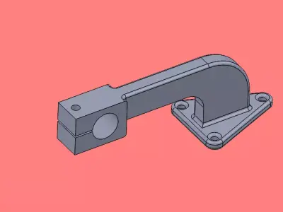 solidtutorial032 bracket Free 3D model