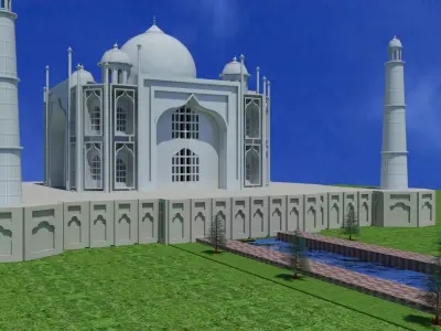taj mahal Free 3D model