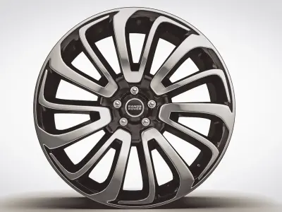 Range Rover Turbine Alloy Rim 3D model