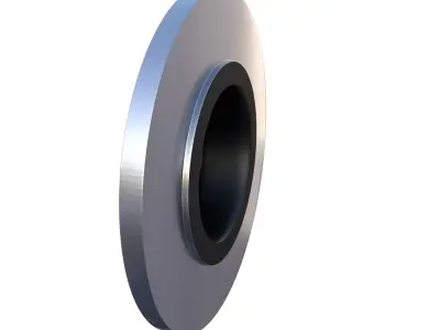 Brake Disk Low-poly 3D model