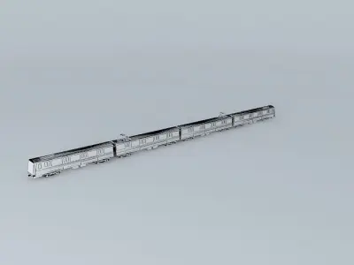 Shanghai Metro Line5 AC04 TrainALSTOM SH Company Free 3D model