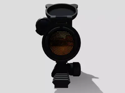 Aimpoint CompM4 Red Dot Sight Low-poly 3D model