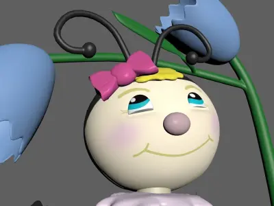 Cartoon Bee 3D model get