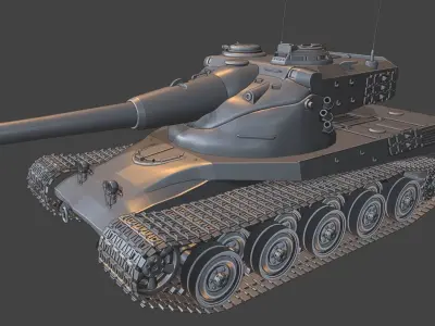 AMX 50B tanks 3D print model