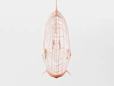 Koi fish Low-poly 3D model
