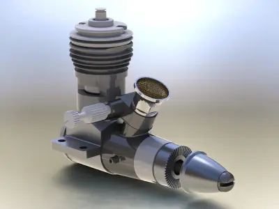 Cox tee dee motor Free 3D model