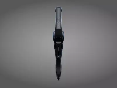Sci-Fi Mechanical Grappling Hook 3D model