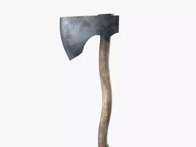 Medieval Axe V01 Low-poly 3D model