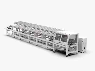 Automatic Pipe Cutting Machine 3D model