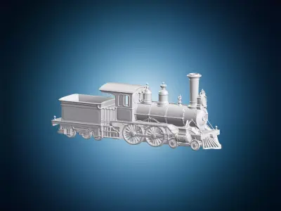 Victorian Royal Train 3D Print Model 3D print model