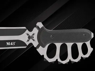 tactical knife Liberator Trench Low-poly 3D model