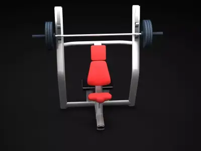 Bench Vertical 3D model