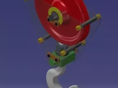 Crane Hook Assembly 3D model