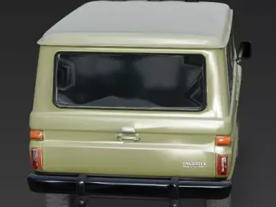 Realistic Military SUV 3D Model Low-poly 3D model