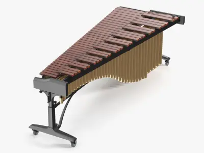 Marimba Concert Instrument 3D model
