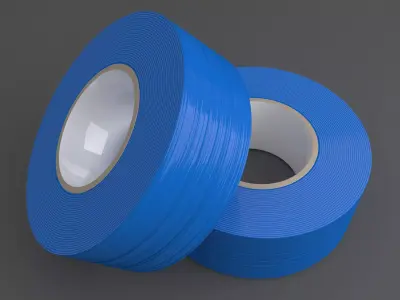 Duct Tape Blue 3D model