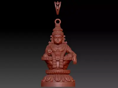 swami ayyappan 3d model high poly mesh 3D print model