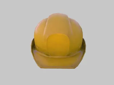 Safety Helmet Low-poly 3D model purchase