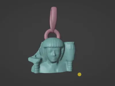 Prince Khaemwaset pendant 3d print model 3D print model
