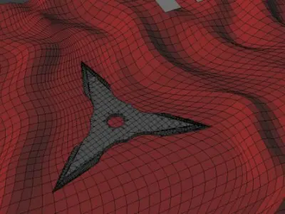 3 Point Shuriken 3D model