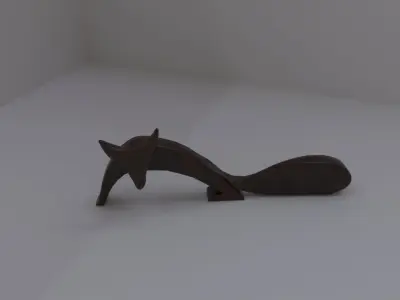FOX WOODEN 3D model