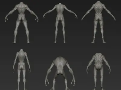 Creature Bodies Part 1 3D model