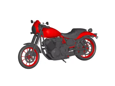 Yamaha XV 950R 3D model
